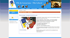 Desktop Screenshot of culture.concarneau.fr